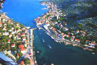TISNO auf der Insel Murter > Luftbild