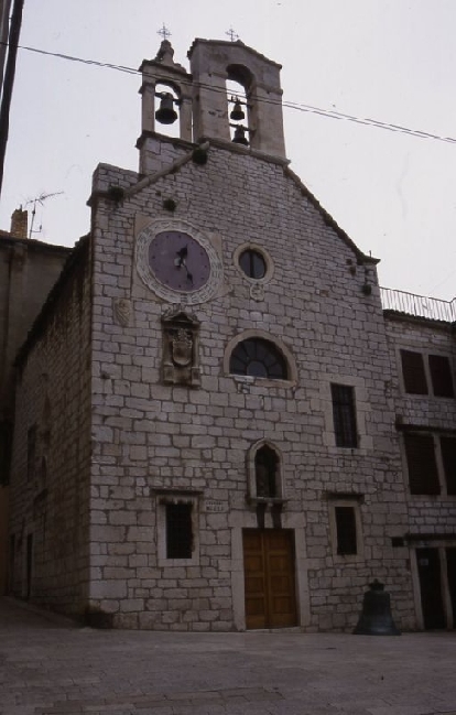 SIBENIK > Sveti Barbara mit 24 Stundenuhr