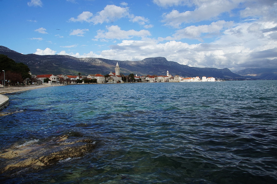 Kastela zwischen Trogir und Split