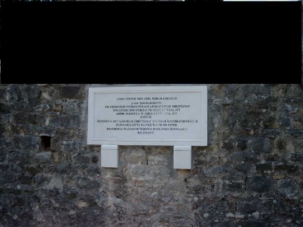SALONA in Solin > Manastirine - Gedenktafel