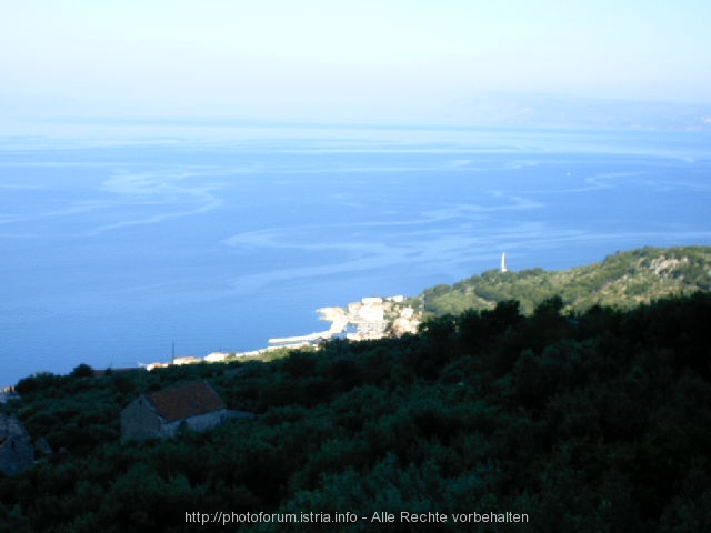 Podgora von oben