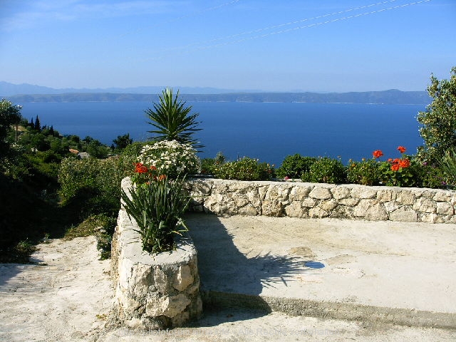 Podgora Ausblick von der Terasse