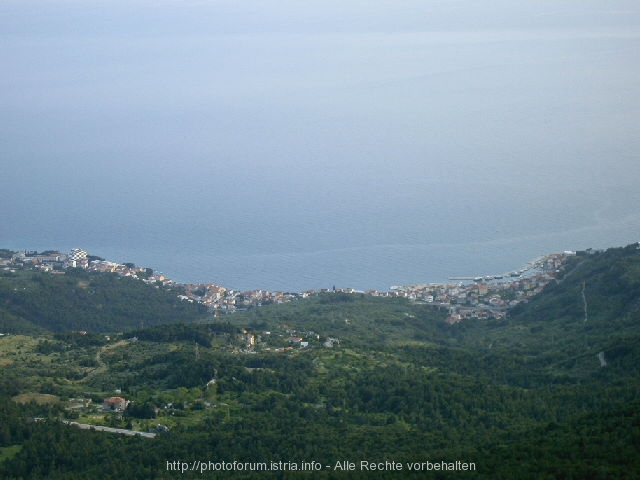 Podgora von oben