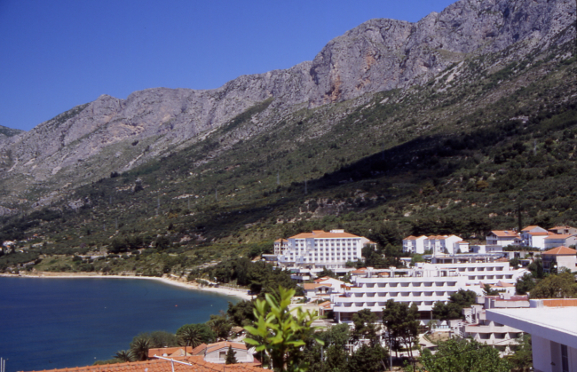 GRADAC > Bucht Bosac > Hotel Labineca und Hotel Laguna