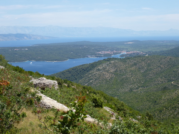 Hvar>Blick auf Starigrad