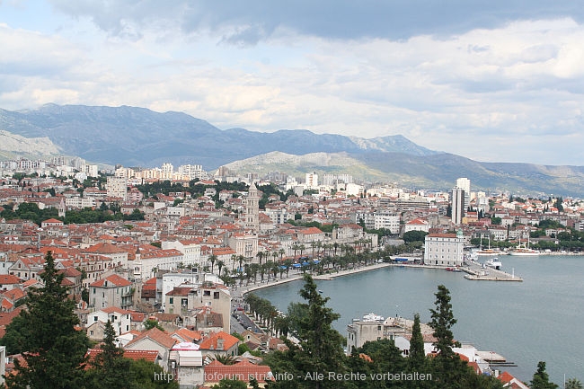 SPLIT > Berg Marjan > Ausblick auf Split