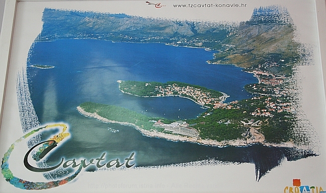 CAVTAT > 0-City als Luftbildaufnahme