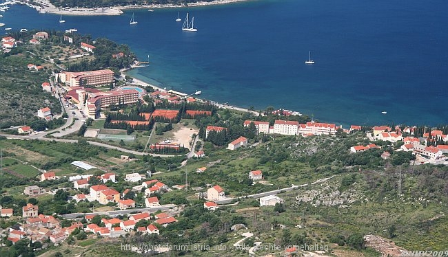 CAVTAT > Blick vom Berg Strazisce > Bucht Tiha und Obod