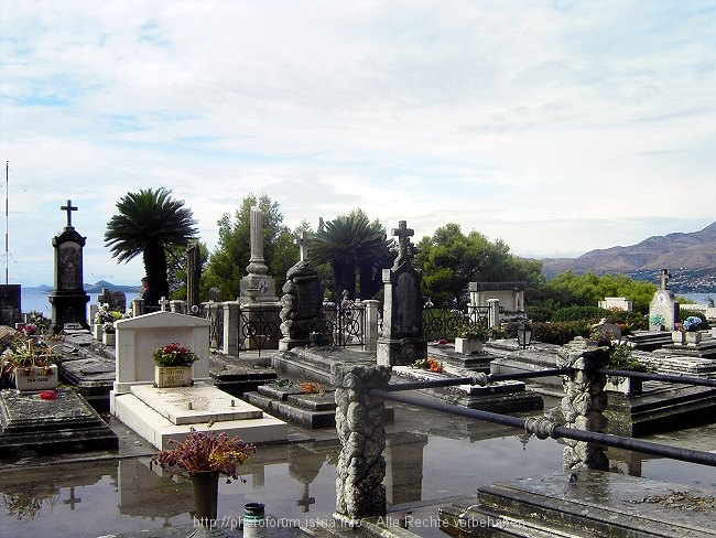 CAVTAT > Friedhof am Mausoleum Racic > Geschichte und Impressionen vom Mausoleum