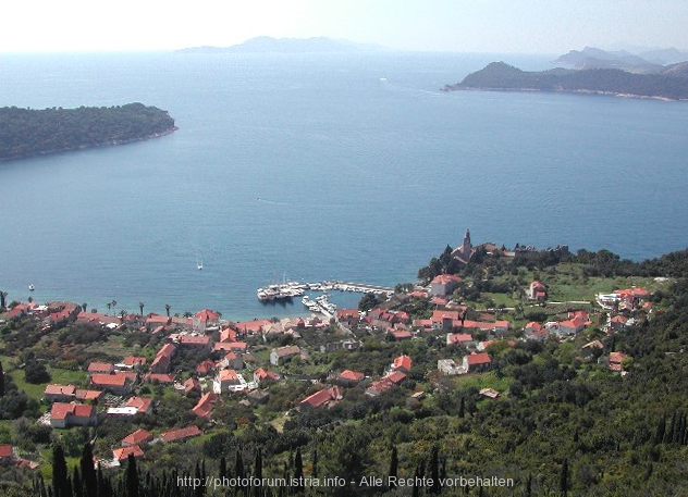 ELAFITEN > Lopud > Blick Richtung Mljet