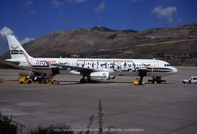CILIPI > Zracna luka Dubrovnik > Flugzeug Aero Lloyd