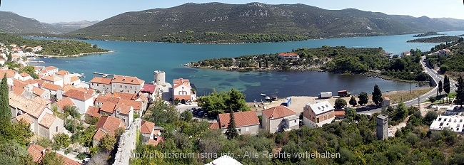 MALI STON > Panoramablick auf Mali Ston