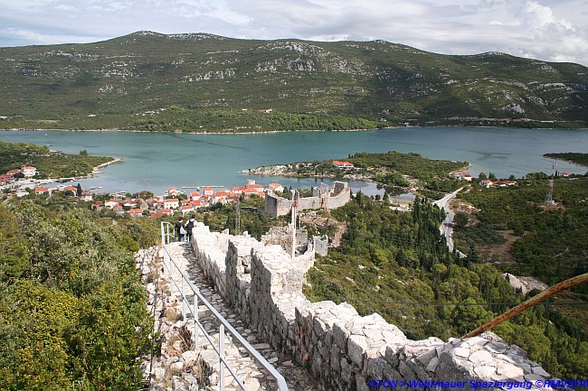 GRADSKE ZIDINE > Wehrmauer von Mali Ston nach Ston