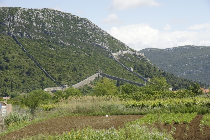 Mauer von Veliki Ston nach Mali Ston