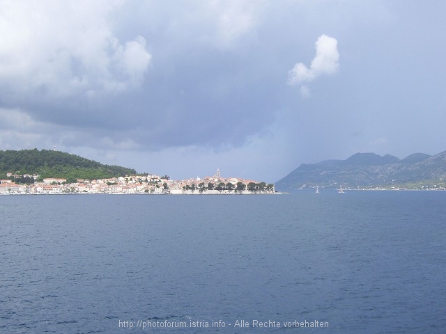 KORCULA > Überfahrt nach Orebic