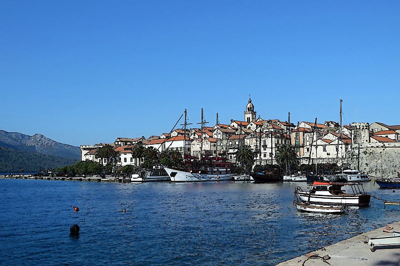 Korcula Stadt - künstlerische Ansicht 3