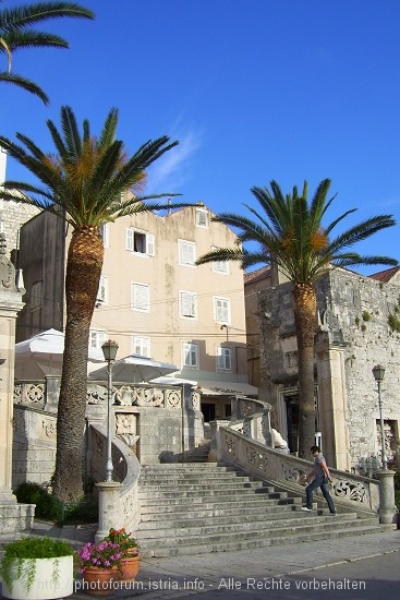 KORCULA > Treppe bei Seetor