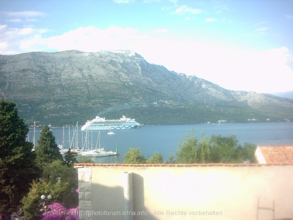 Otok Korcula > Blick aus App.