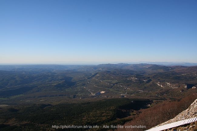 NATURPARK UCKA > Vojak > Ausblick Cicarija