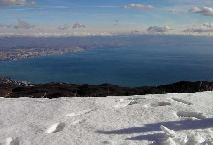 NATURPARK UCKA > Ausblick vom Ucka auf Rijeka