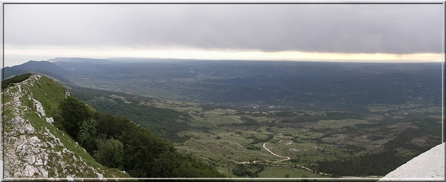 NATURPARK UCKA > Ausblick vom Ucka nach Istrien