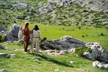 NATURPARK VELEBIT > TULOVE GREDE > Winnetou und Old Shatterhand 2003