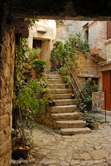 ROVINJ > Altstadt > Treppe