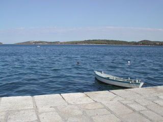 ROVINJ > Valdibora > Altstadtparkplatz - Aussicht gen Norden nach Monsena