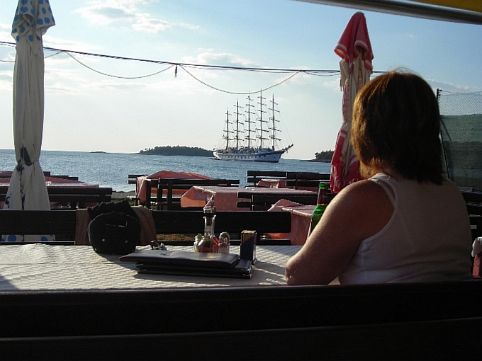 Rovinj > Bahnhof > "ROYAL CLIPPER"