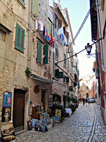 Rovinj>Altstadtgasse