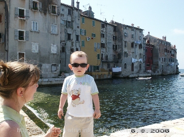 ROVINJ > mit unserem Sohn in Rovinj 2006