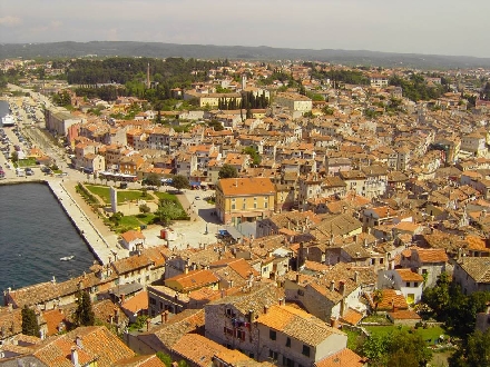 ROVINJ > Altstadt > Glockenturmausblick auf die östliche Altstadt