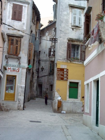 Rovinj >Impressionen>Altstadt - Gasse