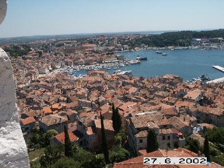 ROVINJ > Altstadt > Glockenturmausblick auf die südliche Altstadt