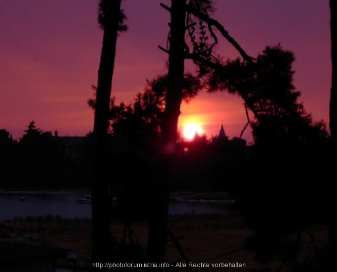 Rovinj > Stadt > Sonnenuntergang