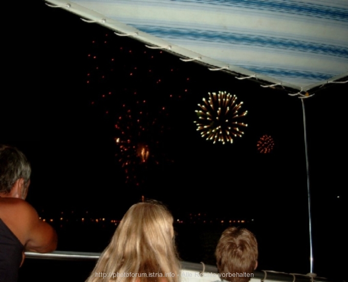 Rovinj > Stadt > Feuerwerk