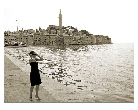 ROVINJ > Altstadt > Panorama mit Ela und Rovinj