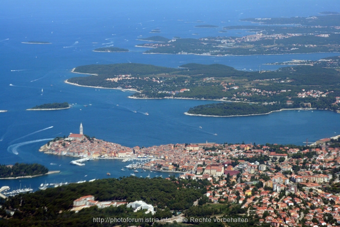 Rovinj aus der Luft