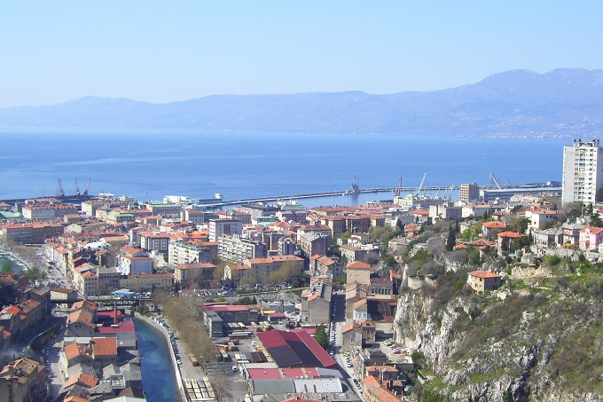 RIJEKA > Trsat > Blick auf die Stadt