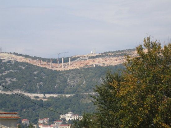 Küstenautobahn bei Rijeka