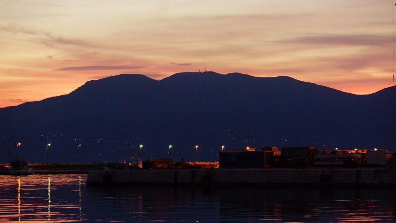 Abenddämmerung in Rijeka