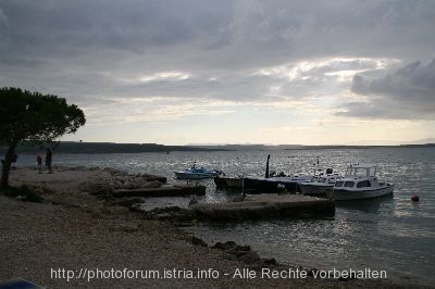 CRIKVENICA > Strand kurz vor einem Gewitter