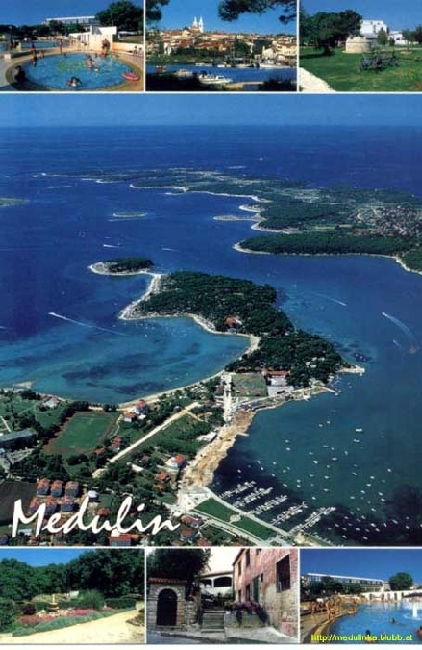 MEDULIN > Premantura > Postkarte mit Halbinsel