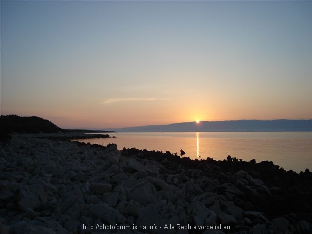 Sonnenaufgang beim Campingplatz Baldarin