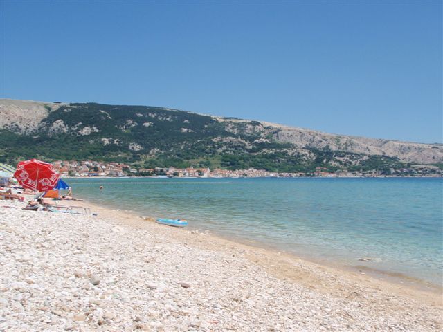 BASKA Insel KRK > Strand im Mai