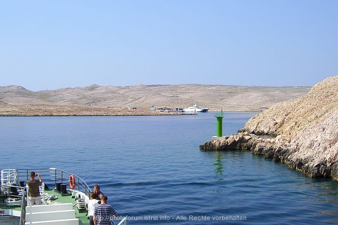 OTOK RAB > Fährhafen MISNJAK