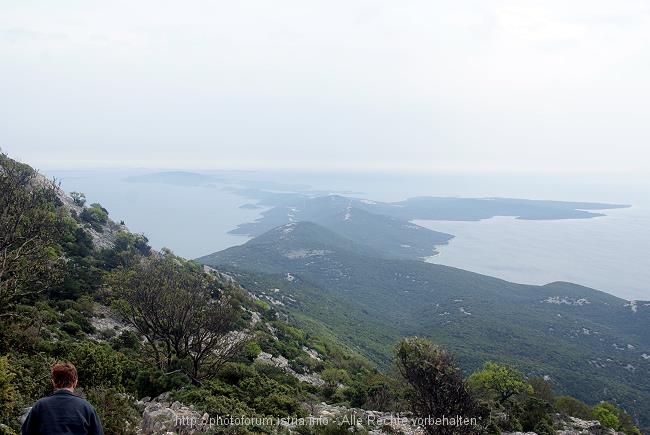 Aufstieg zum Televrin – Insel Losinj