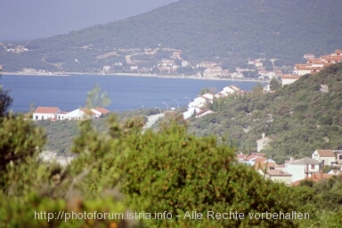 Otok CRES > Blick auf Miholascica - Zaglav - Martinscica