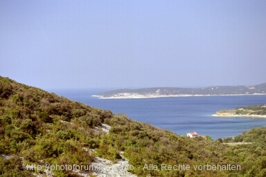 Otok CRES > Blick auf Miholascica - Zaglav - Martinscica