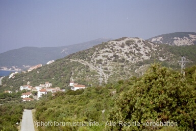 Otok CRES > Blick auf Miholascica - Zaglav - Martinscica